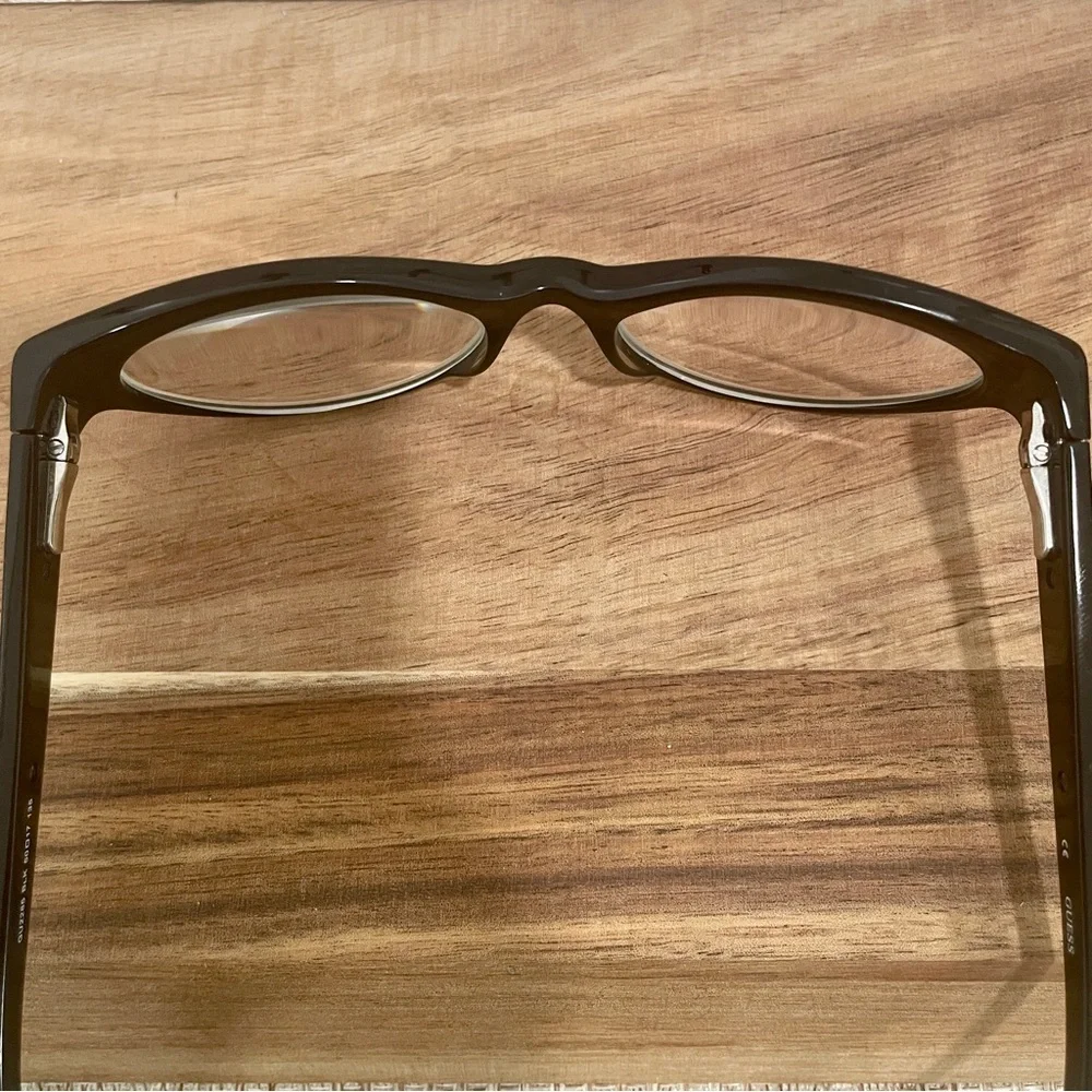 GUESS GU2285 Black Modified Oval Cat Eye Full Rim Saddle Bridge FRAMES 50-17-135